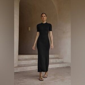 DISSH ribbed Black Women's Dress